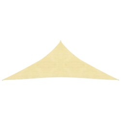 vidaXL Sonnensegel HDPE Dreieckig 5x5x5 m Beige 