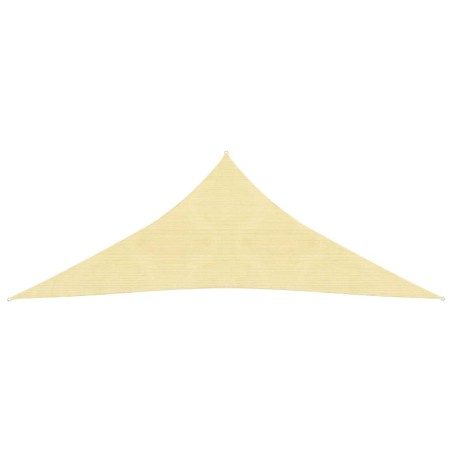 vidaXL Sonnensegel HDPE Dreieckig 5x5x5 m Beige 