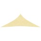 vidaXL Sonnensegel HDPE Dreieckig 5x5x5 m Beige vidaXL Sonnensegel HDPE Dreieckig 5x5x5 m Beige
