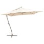 vidaXL Sonnenschirm Ampelschirm 300 x 300 cm Sand Aluminiummast vidaXL Sonnenschirm Ampelschirm 300 x 300 cm Sand Aluminiummast