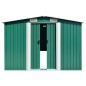 vidaXL Gerätehaus Grün 257x779x181 cm Verzinkter Stahl vidaXL Gerätehaus Grün 257x779x181 cm Verzinkter Stahl