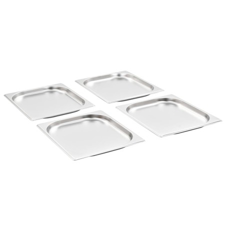 vidaXL Gastronormbehälter 8 Stk. GN 1/2 20 mm Edelstahl 