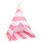 vidaXL Kinder Tipi-Zelt Tasche Pfirsichhaut Gestreift 120x120x150 cm vidaXL Kinder Tipi-Zelt Tasche Pfirsichhaut Gestreift 120x120x150 cm
