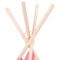 vidaXL Kinder Tipi-Zelt Tasche Pfirsichhaut Gestreift 120x120x150 cm vidaXL Kinder Tipi-Zelt Tasche Pfirsichhaut Gestreift 120x120x150 cm