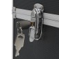 vidaXL Kosmetikkoffer 37x24x35 cm Schwarz Aluminium vidaXL Kosmetikkoffer 37x24x35 cm Schwarz Aluminium