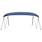 vidaXL 4-Bow Bimini Top Marineblau 243x(230-244)x137 cm vidaXL 4-Bow Bimini Top Marineblau 243x(230-244)x137 cm