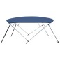 vidaXL 4-Bow Bimini Top Marineblau 243x(230-244)x137 cm vidaXL 4-Bow Bimini Top Marineblau 243x(230-244)x137 cm