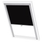 vidaXL Verdunklungsrollo Schwarz MK08 vidaXL Verdunklungsrollo Schwarz MK08
