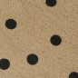 vidaXL Teppich Handgefertigt Jute mit Punktmuster 90 cm vidaXL Teppich Handgefertigt Jute mit Punktmuster 90 cm