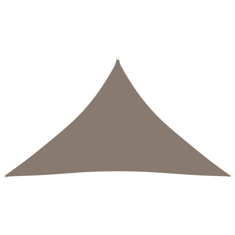 vidaXL Sonnensegel Oxford-Gewebe Dreieckig 3,5x3,5x4,9 m Taupe vidaXL Sonnensegel Oxford-Gewebe Dreieckig 3,5x3,5x4,9 m Taupe