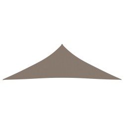 vidaXL Sonnensegel Oxford-Gewebe Dreieckig 3,5x3,5x4,9 m Taupe