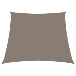 vidaXL Sonnensegel Oxford-Gewebe Trapezförmig 3/5x4 m Taupe