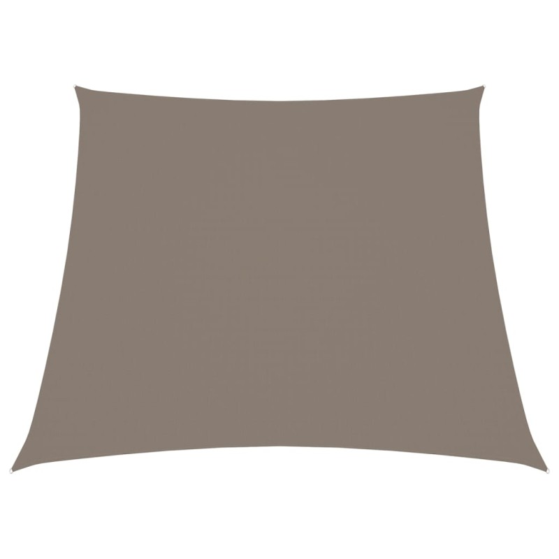 vidaXL Sonnensegel Oxford-Gewebe Trapezförmig 3/5x4 m Taupe