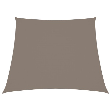 vidaXL Sonnensegel Oxford-Gewebe Trapezförmig 3/5x4 m Taupe