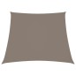 vidaXL Sonnensegel Oxford-Gewebe Trapezförmig 3/5x4 m Taupe