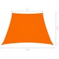 vidaXL Sonnensegel Oxford-Gewebe Trapezförmig 3/4x3 m Orange vidaXL Sonnensegel Oxford-Gewebe Trapezförmig 3/4x3 m Orange