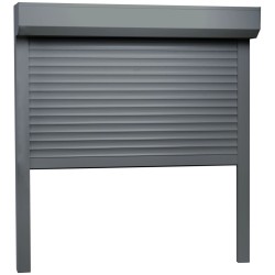 vidaXL Rollladen Aluminium 100x100 cm Anthrazit