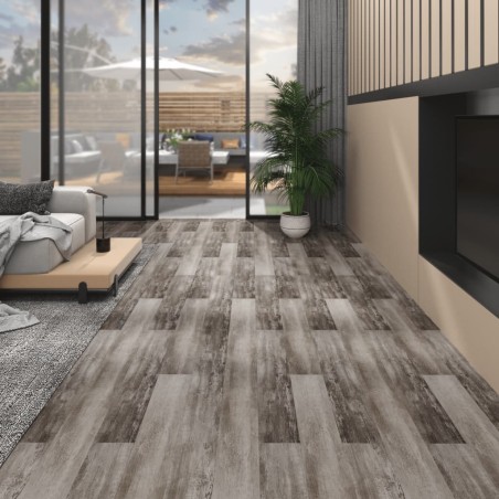vidaXL PVC-Laminat Nicht Selbstklebend 5,26 m² 2 mm Holz Mattbraun