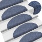 vidaXL Selbstklebende Treppenmatten 10 Stk. Blau 65x21x4cm Nadelvlies vidaXL Selbstklebende Treppenmatten 10 Stk. Blau 65x21x4cm Nadelvlies