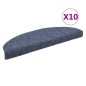 vidaXL Selbstklebende Treppenmatten 10 Stk. Blau 65x21x4cm Nadelvlies vidaXL Selbstklebende Treppenmatten 10 Stk. Blau 65x21x4cm Nadelvlies