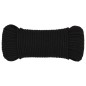 vidaXL Arbeitsseil Schwarz 3 mm 100 m Polyester vidaXL Arbeitsseil Schwarz 3 mm 100 m Polyester