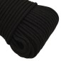 vidaXL Arbeitsseil Schwarz 3 mm 100 m Polyester vidaXL Arbeitsseil Schwarz 3 mm 100 m Polyester