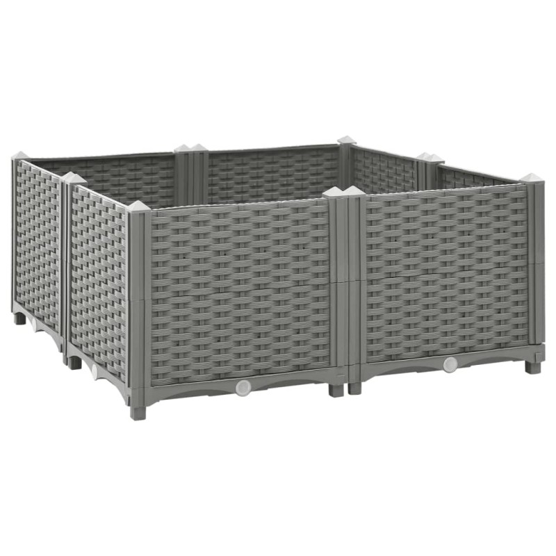 vidaXL Hochbeet 80x80x38 cm Polypropylen vidaXL Hochbeet 80x80x38 cm Polypropylen