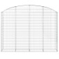 vidaXL Gabione mit Hochbogen 200x30x140/160 cm Verzinktes Eisen vidaXL Gabione mit Hochbogen 200x30x140/160 cm Verzinktes Eisen