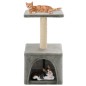 vidaXL Katzen-Kratzbaum Sisal 55 cm Grau vidaXL Katzen-Kratzbaum Sisal 55 cm Grau