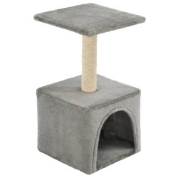 vidaXL Katzen-Kratzbaum Sisal 55 cm Grau