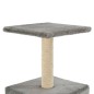 vidaXL Katzen-Kratzbaum Sisal 55 cm Grau vidaXL Katzen-Kratzbaum Sisal 55 cm Grau