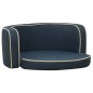 vidaXL Hundesofa Klappbar Blau 76x71x30 cm Leinen Waschbares Kissen vidaXL Hundesofa Klappbar Blau 76x71x30 cm Leinen Waschbares Kissen
