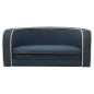 vidaXL Hundesofa Klappbar Blau 76x71x30 cm Leinen Waschbares Kissen vidaXL Hundesofa Klappbar Blau 76x71x30 cm Leinen Waschbares Kissen