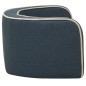 vidaXL Hundesofa Klappbar Blau 76x71x30 cm Leinen Waschbares Kissen vidaXL Hundesofa Klappbar Blau 76x71x30 cm Leinen Waschbares Kissen