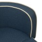 vidaXL Hundesofa Klappbar Blau 76x71x30 cm Leinen Waschbares Kissen vidaXL Hundesofa Klappbar Blau 76x71x30 cm Leinen Waschbares Kissen