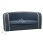 vidaXL Hundesofa Klappbar Blau 76x71x30 cm Leinen Waschbares Kissen vidaXL Hundesofa Klappbar Blau 76x71x30 cm Leinen Waschbares Kissen