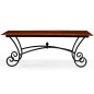 vidaXL Couchtisch Gewellte Beine Massivholz 110 x 60 x 39 cm vidaXL Couchtisch Gewellte Beine Massivholz 110 x 60 x 39 cm