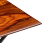 vidaXL Couchtisch Gewellte Beine Massivholz 110 x 60 x 39 cm vidaXL Couchtisch Gewellte Beine Massivholz 110 x 60 x 39 cm