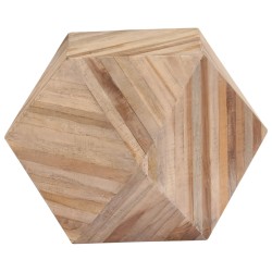 vidaXL Beistelltisch Recyceltes Teakholz 40 x 40 x 40 cm