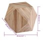 vidaXL Beistelltisch Recyceltes Teakholz 40 x 40 x 40 cm vidaXL Beistelltisch Recyceltes Teakholz 40 x 40 x 40 cm