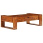 vidaXL Couchtisch Massivholz Akazie 100x50x30 cm Braun vidaXL Couchtisch Massivholz Akazie 100x50x30 cm Braun