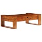 vidaXL Couchtisch Massivholz Akazie 100x50x30 cm Braun vidaXL Couchtisch Massivholz Akazie 100x50x30 cm Braun