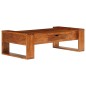 vidaXL Couchtisch Massivholz Akazie 100x50x30 cm Braun vidaXL Couchtisch Massivholz Akazie 100x50x30 cm Braun