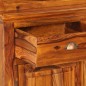 vidaXL Vitrinenschrank Massivholz 100 x 40 x 200 cm vidaXL Vitrinenschrank Massivholz 100 x 40 x 200 cm