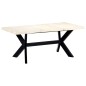 vidaXL Esstisch Weiß 180 x 90 x 75 cm Massivholz Mango vidaXL Esstisch Weiß 180 x 90 x 75 cm Massivholz Mango