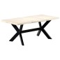 vidaXL Esstisch Weiß 180 x 90 x 75 cm Massivholz Mango vidaXL Esstisch Weiß 180 x 90 x 75 cm Massivholz Mango
