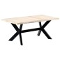 vidaXL Esstisch Weiß 180 x 90 x 75 cm Massivholz Mango vidaXL Esstisch Weiß 180 x 90 x 75 cm Massivholz Mango