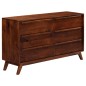 vidaXL Schubladenschrank Braun 140 x 40 x 80 cm Massives Mangoholz vidaXL Schubladenschrank Braun 140 x 40 x 80 cm Massives Mangoholz