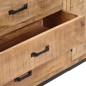 vidaXL Sideboard 140x35x75 cm Massivholz Mango vidaXL Sideboard 140x35x75 cm Massivholz Mango