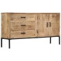 vidaXL Sideboard 140x35x75 cm Massivholz Mango vidaXL Sideboard 140x35x75 cm Massivholz Mango